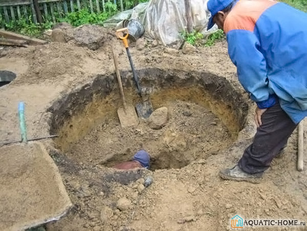 Котлован должен быть необходимой глубины и ширины