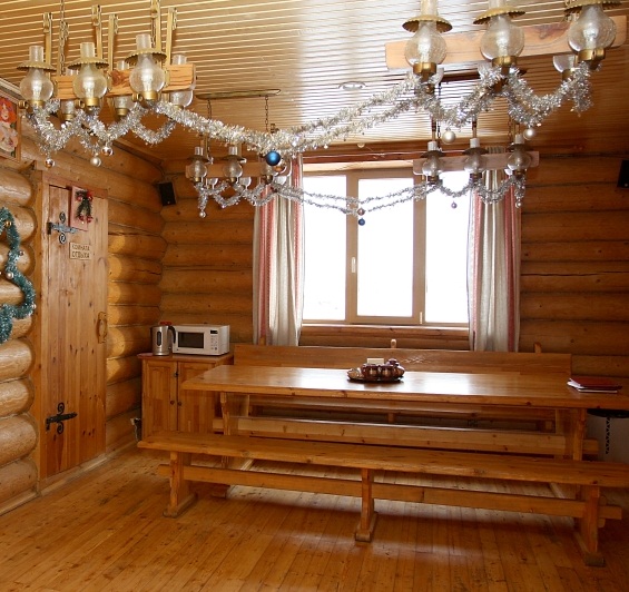 Баня из бревен