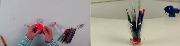 Подставка для канцелярских принадлежностей.