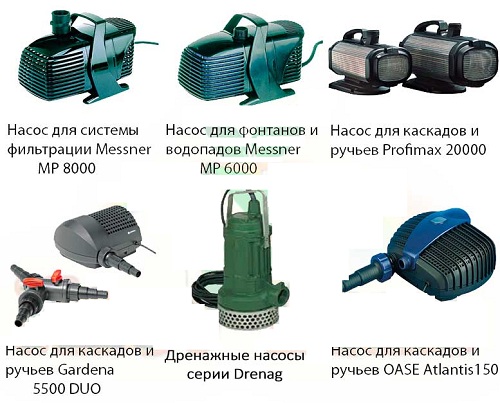 Насосы для пруда Насосы для пруда