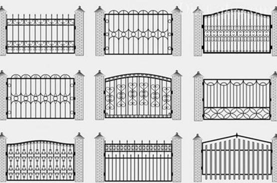 Различные орнаменты кованых ограждений