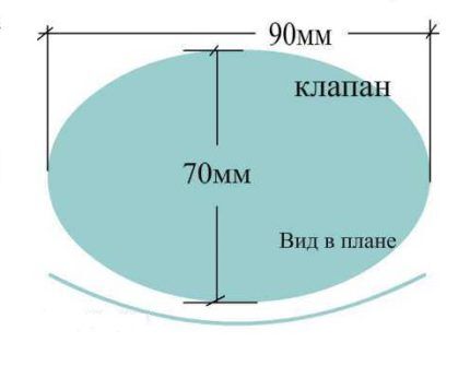 Лепестковый клапан для желонки