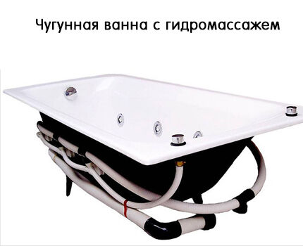 Оборудование ванны с гидромассажем
