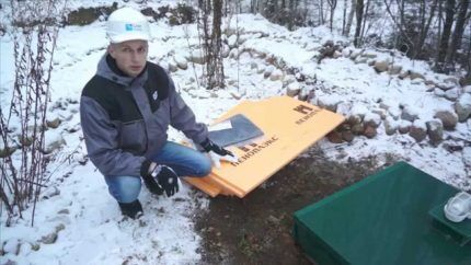 Как подготовить септик Топас к работе и обслуживанию зимой Утепление септика "Топас"