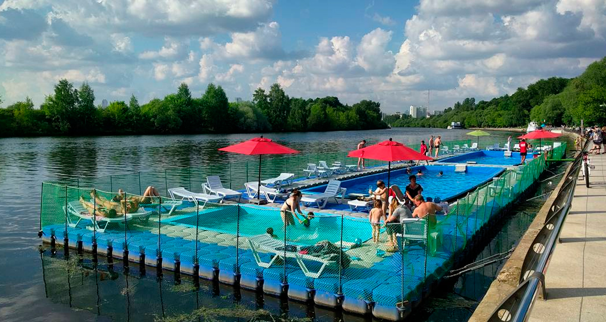 Бассейн в парке «Фили»