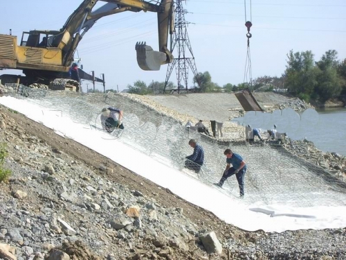 Геотекстиль для габионных конструкций
