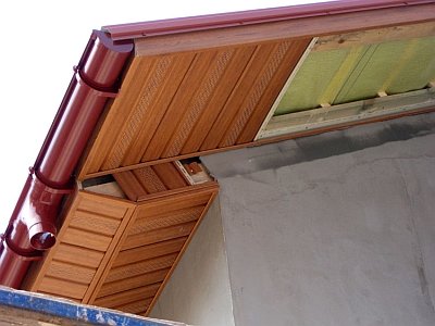 Вынос крыши от стены