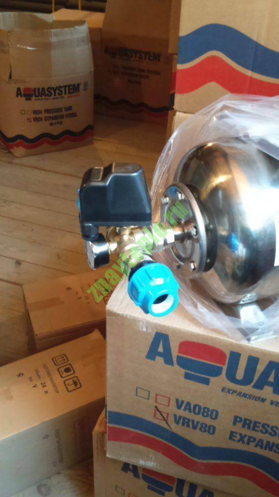 Насосная станция на основе погружного насоса.