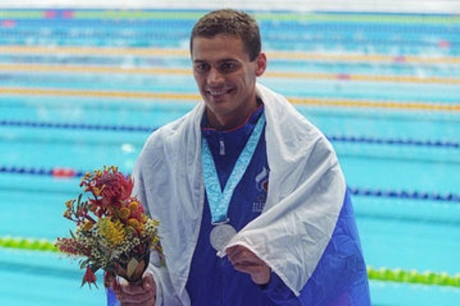 Александр Попов на ОИ-2004 в Сиднее Александр Попов на ОИ-2004 в Сиднее