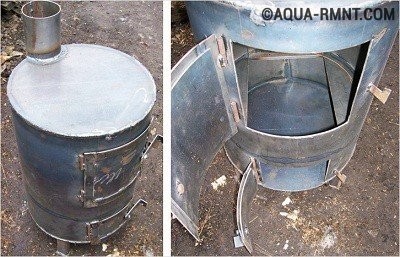 Газовая система отопления в гараже Буржуйка для гаража
