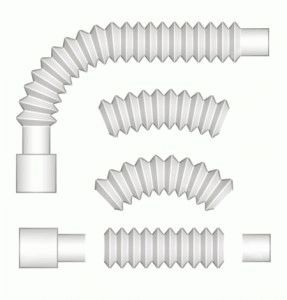 Гофрированный сифон