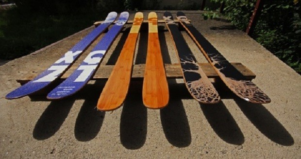 Enthusiasts from Austria make exclusive hand-crafted skis using basalt fiber