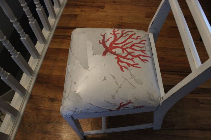 Chair before makeover