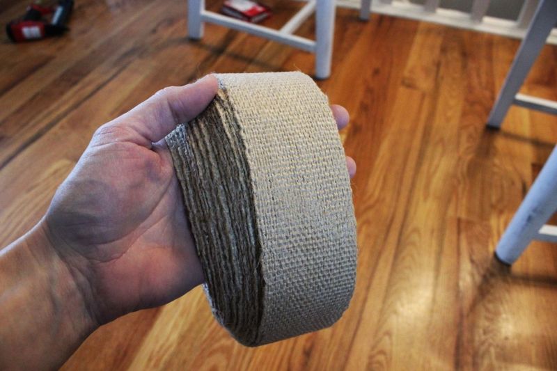 Jute material for the chair