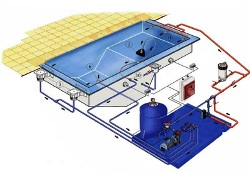 Схема оборудования для бассейна