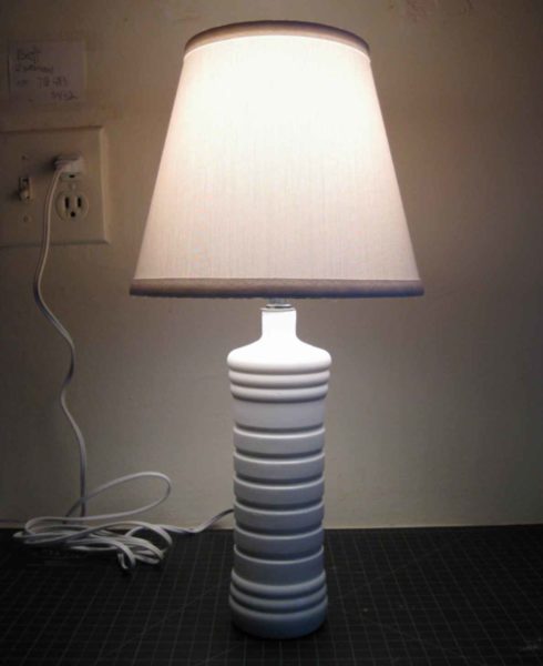 plastic bottle lamp