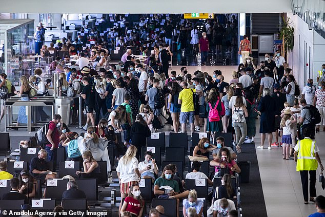 Split airport in Croatia was busy at the end of last week as UK tourists scrambled to return to the UK before quarantine came into force on Saturday