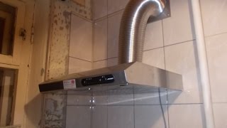 Установка вытяжки.Как сделать.Своими руками.