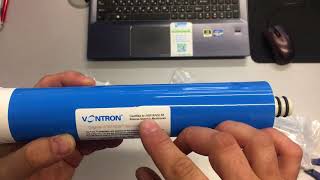 Vontron ULP1812-75 Мембрана обратного осмоса для бытовых питьевых фильтров. Обзор от VodaVozduh.com