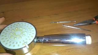 Разборка лейки душа/Shower head disassembly