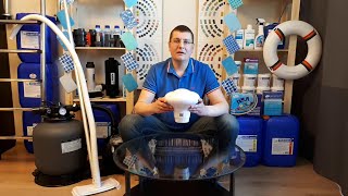 Дозатор химии в воду каркасного бассейна – плавающий биопоплавок для хлора