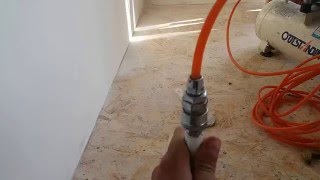 Обустройство скважины через компрессор