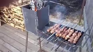 Мангал своими руками со съёмными ножками