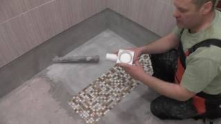 Как сделать душевой поддон из плитки, часть1