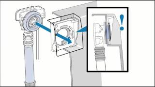 Установка системы-слива перелива для акриловой ванны Villeroy & Boch Squaro Edge 12
