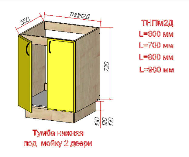 Тумба нижняя