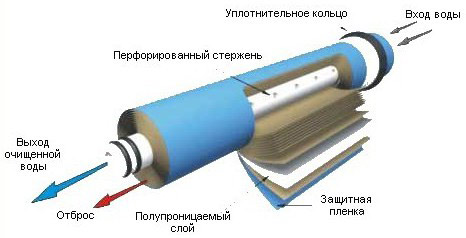 Схема мембраны