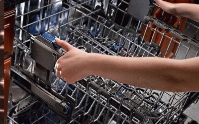 Установка корзины для посуды