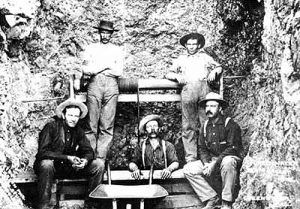 Miners in the Greenwater Mining District of California
