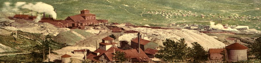 Battle Mountain Mines in Cripple Creek, Colorado by Detroit Photograhic, 1900